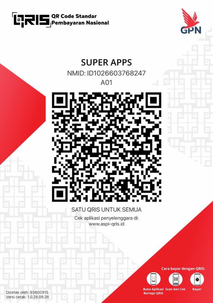 QRIS Resmi Super Apps